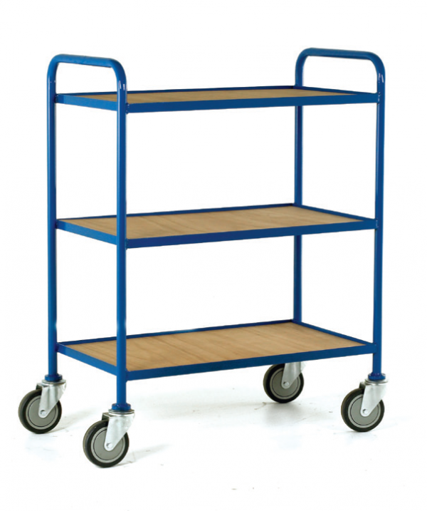 Tray Trolley Plywood Trays 3 tray