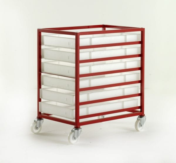 CT306 6 Tray mobile Tray Rack