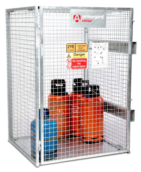 Armorgard Tuffcage folding one piece gas cylinder storage cage