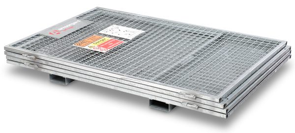 Armorgard Tuffcage folding one piece gas cylinder storage cage - collapsed