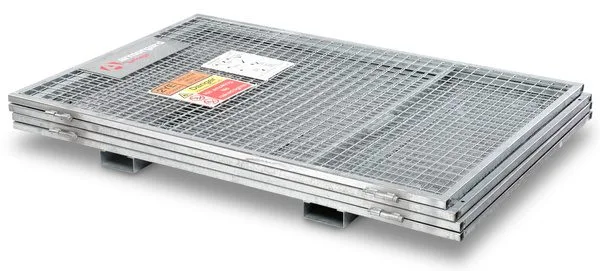 Armorgard Tuffcage folding one piece gas cylinder storage cage - collapsed