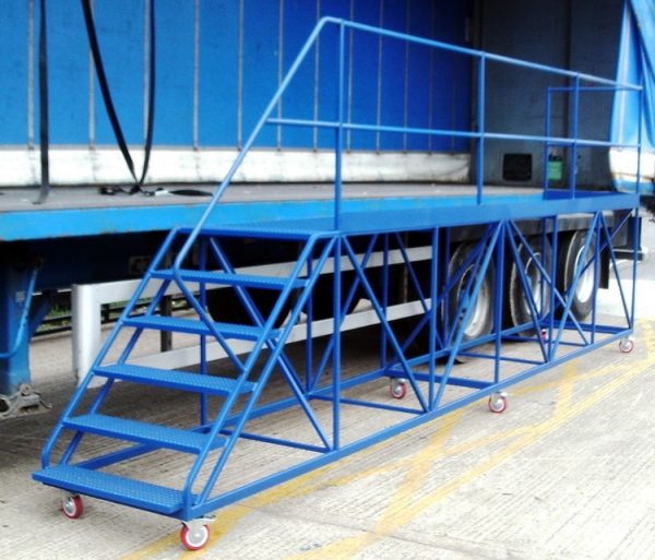 Side Access Trailer Steps 5m