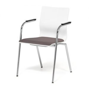 Stackable conference Chair - White