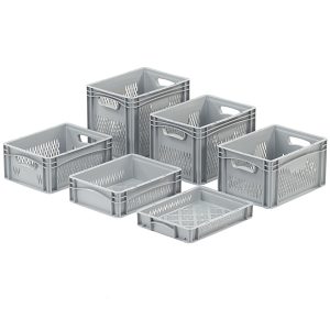 Euro Stacking containers basicline range - ventilated
