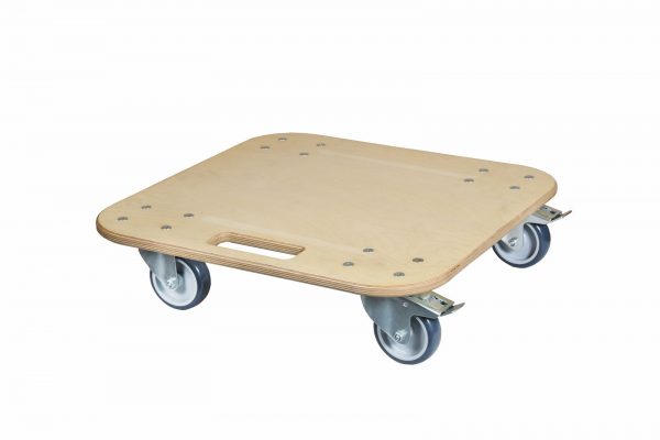 Dolly with plain deck and grey non marking wheels