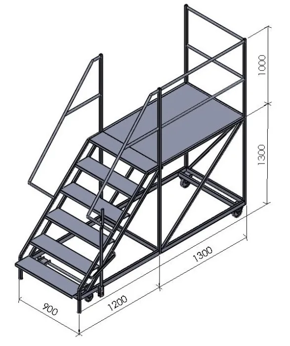 1.3m Side Access Platform