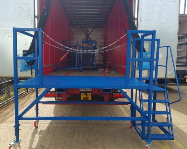 Heavy Duty Mobile Lorry Access Platform 2000kg